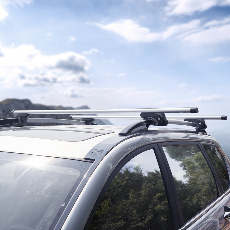 Tynette Universal Roof Rack Cross Bars, 137 cm Aluminum Roof Rack Crossbars