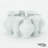Chinoise Bud Wreath-White Crackle