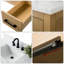 Meuble-lavabo simple 42 po avec plateau en marbre-94811307-94811309