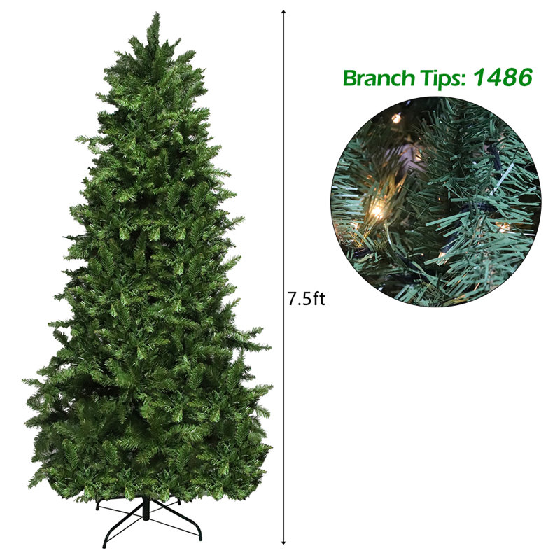 7.5' Lighted Christmas Tree