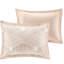 Housse de couette en coton très grand / très grand - motif géométrique, édredon de qualité durable avec dossier uni, douillet