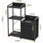 2-Drawer File Cabinet with Power Strip & LED Lights, Multi-Function Printer Stand for Home Office-431648251