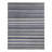 Fosel Muxia Gray/Navy Modern Micro Striped Hi-Low Flatweave Indoor/Outdoor Area Rug-302127534