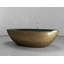 Vast Studio Aged Brass Freestanding Oval Bathtub – Brass Interior Deep Soaking Solid Surface Tub with Metallic Luxury Finish & Contemporary Spa-Inspired Design-1274867884