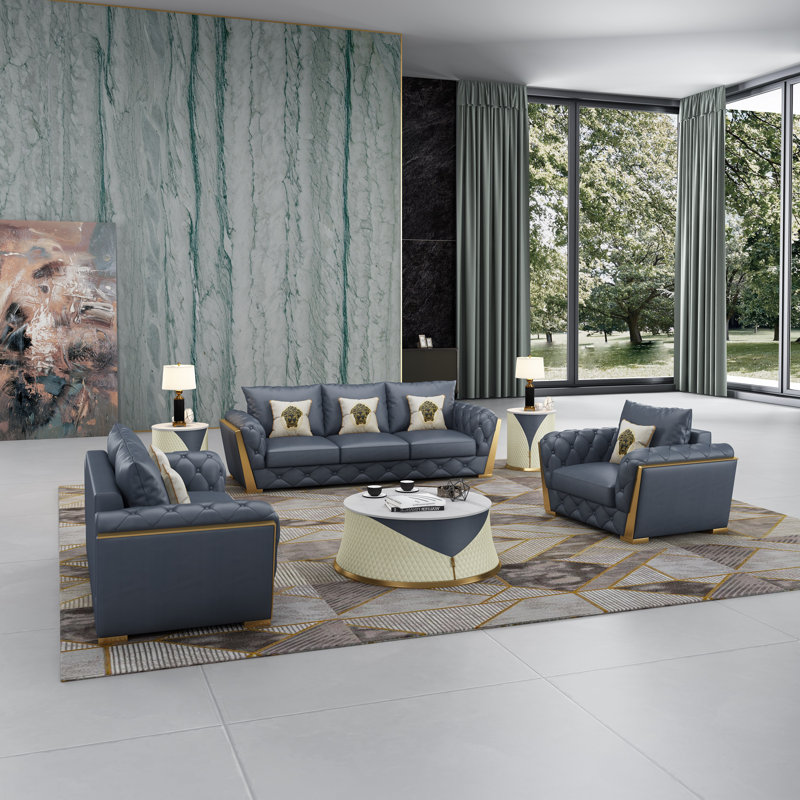 Castello Loveseat, Gray