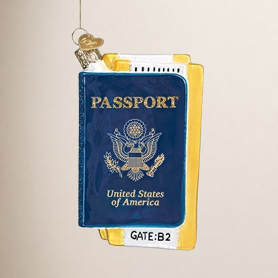 Passport Ornament