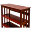 Bibliothèque standard en bois massif Nicks H 36 "x l 30"-369028923