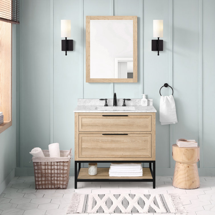 How To Update A Bathroom Vanity On A Budget * Hip & Humble Style