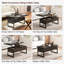 Table basse Susie 4-en-1 avec rangement, table basse multi-fonctions pour le salon-401357239