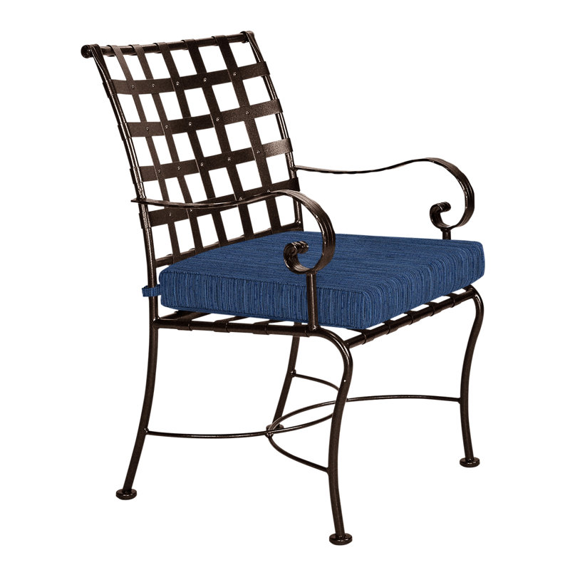 Classico Outdoor Dining Armchair, Copper Creek, Flagship Stone Sunbrella®