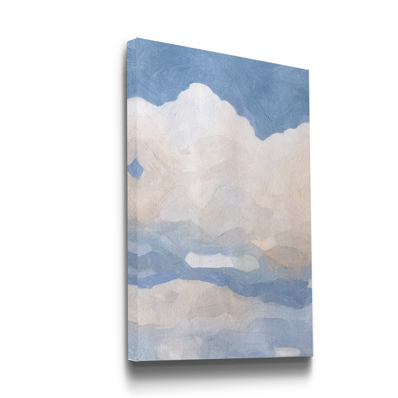 Les nuages II - reproduction sur toile, H 48 po x l 32 po x P 1 po