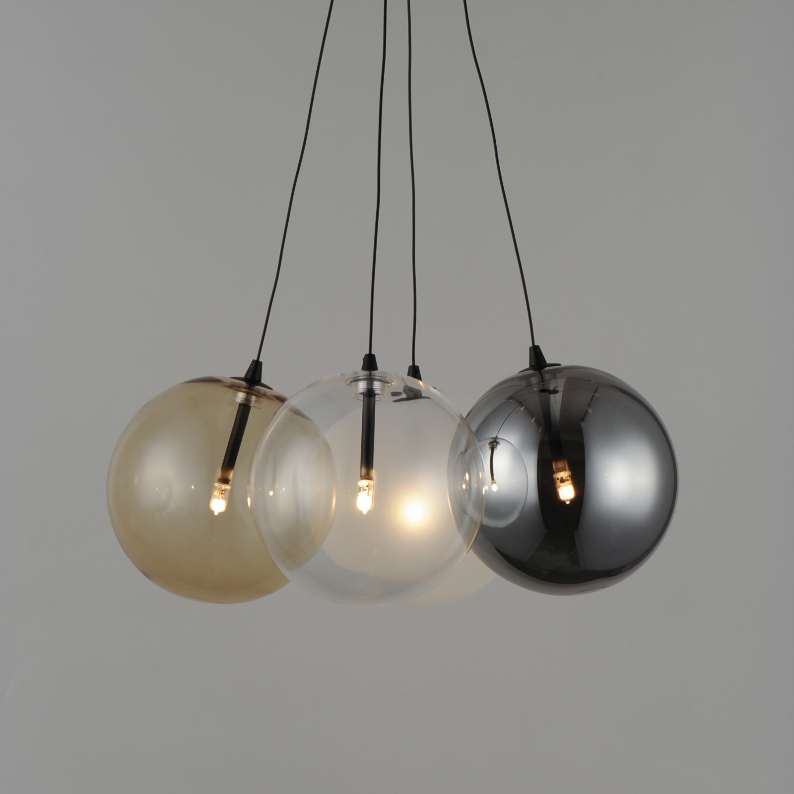 Celica 4 Light Pendant, Black
