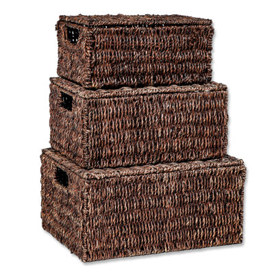 Bay Isle Home™ Redegonda Seagrass Decorative Basket