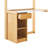 Arihaan Contemporary Solid Wood Twin Loft Bed with Desk-107267974