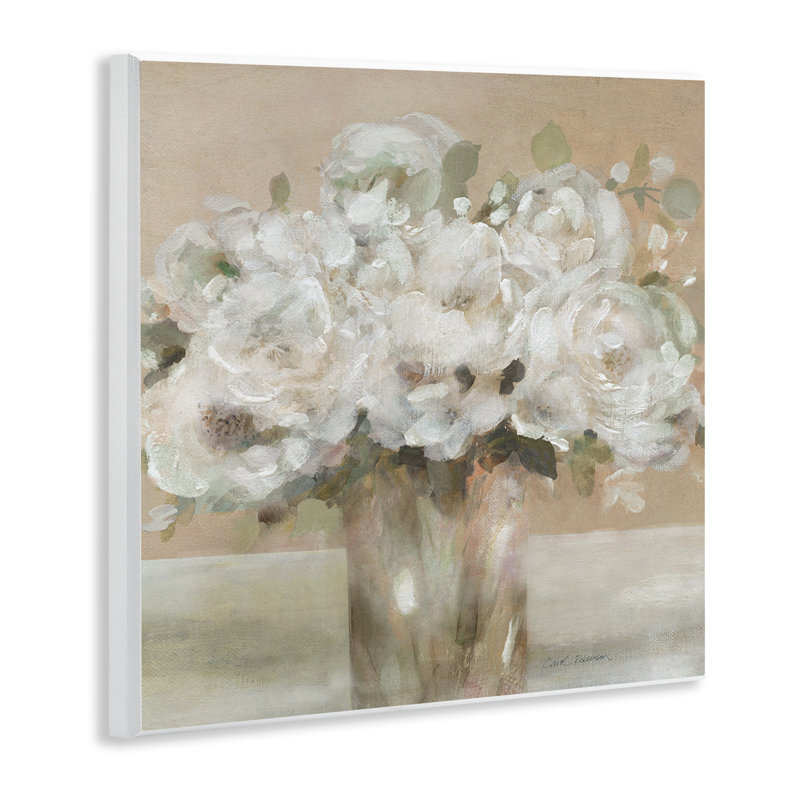 "White Flower Bundle Abstraction", art par Carol Robinson