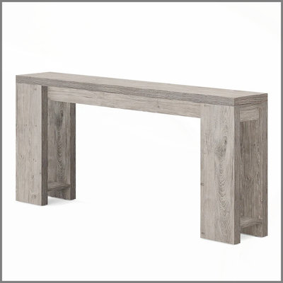 Table d'entrée en bois, console, canapé