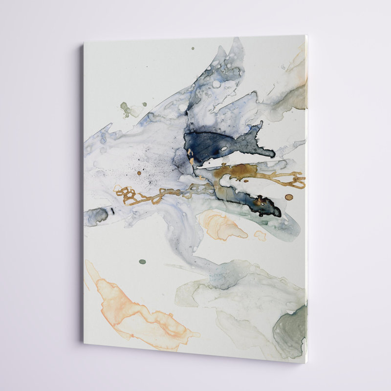 Organique entrelacé II - reproduction d'art sur toile, H 12 po x l 8 po, Toile tendue, Sans cadre