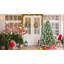 Arbre de Noël 8 pi avec 102 pommes de pin - 1858 pointes, branches mixtes en PVC et à aiguilles dures, structure à charnières pour une installation facile, support en métal robuste - arbre de Noël réaliste-2011936128-2011936252