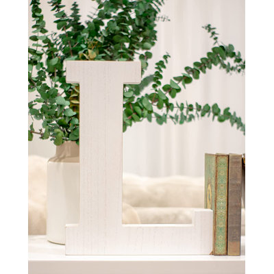 Text & Numbers Letter Block