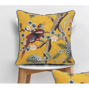 Cummings Embroidered Decorative Pillow In Coastal