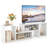 2 Pcs Adjustable Tv Stands With Storage Cubes For Tvs Up To 55 Inches Cabinets -1984945153