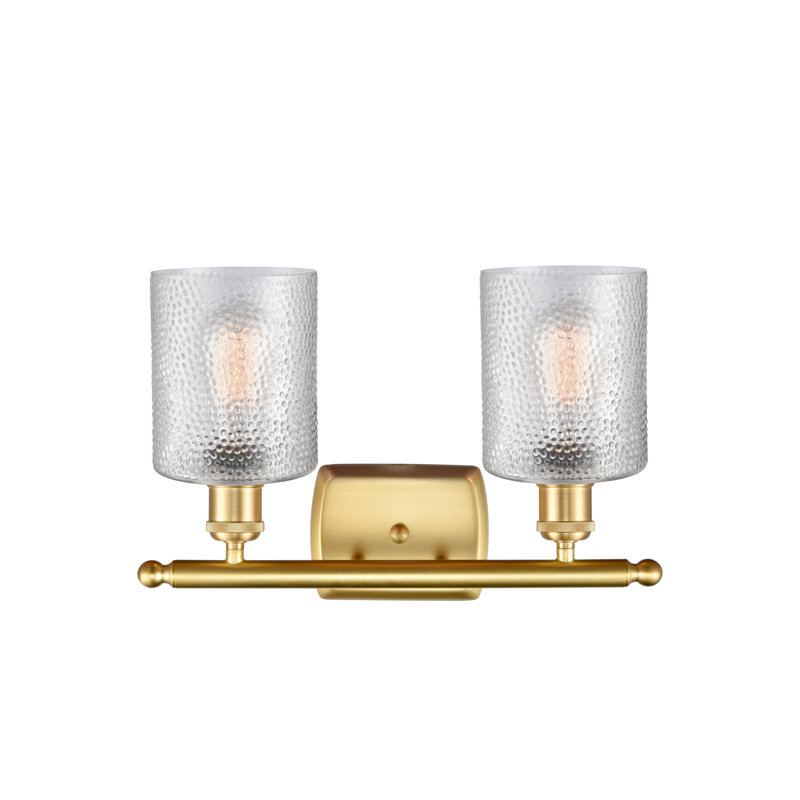 Leilani 2 - Light Dimmable Vanity Light, Satin Gold