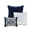 Housse de couette en coton 6 pièces pour lit double / grand avec imprimé décoratif et coussins décoratifs