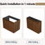 Armoire de salle de bain pliable