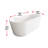 Jakeil 59'' x 27.5'' Soaking Acrylic Bathtub-108229760