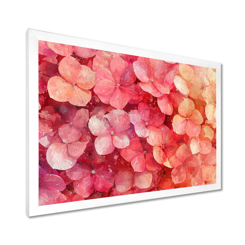 Jadaliz - Floral Wall Art, Impression d'un seul cadre photo, H 12 po x l 20 po, Blanc