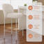 Modern White Bar Stools