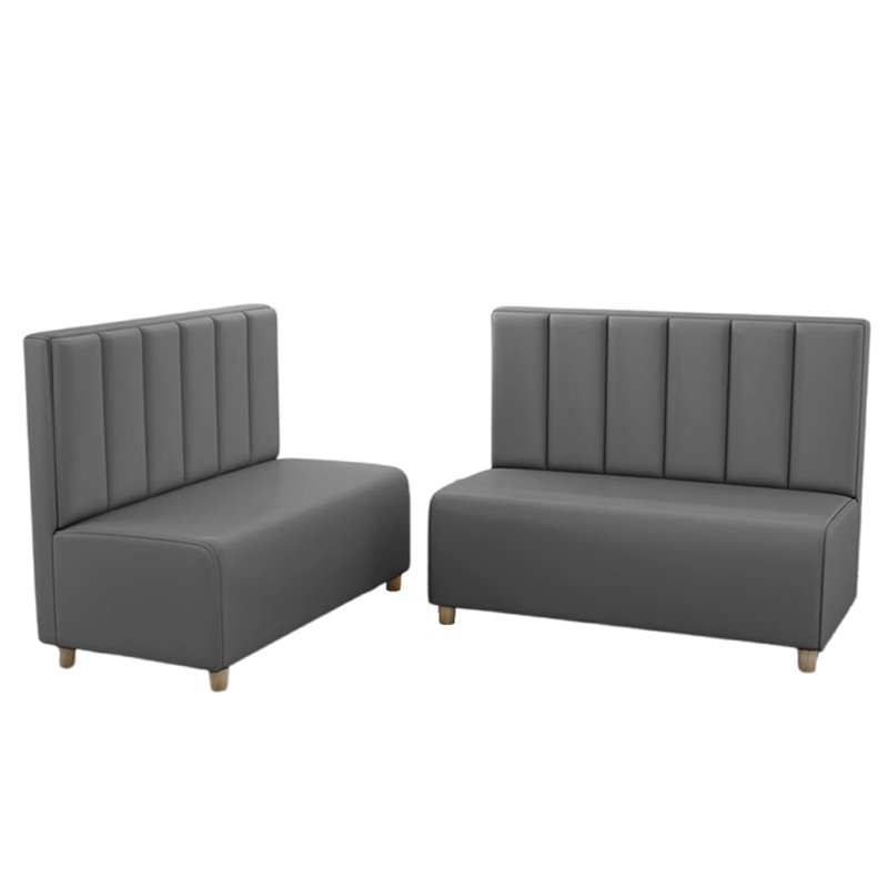 Canapé simple et décontracté, Similicuir gris
