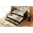 Twin Daybed With Trundle, Twin Size Daybed With 2 Storage Drawers, Wooden Sofa Bed With Upholstered Button Tufted Backrest For Living Room, Bedroom, Guest Room,Black-1237684726