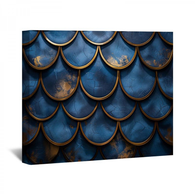 «Curved Scales» sur toile