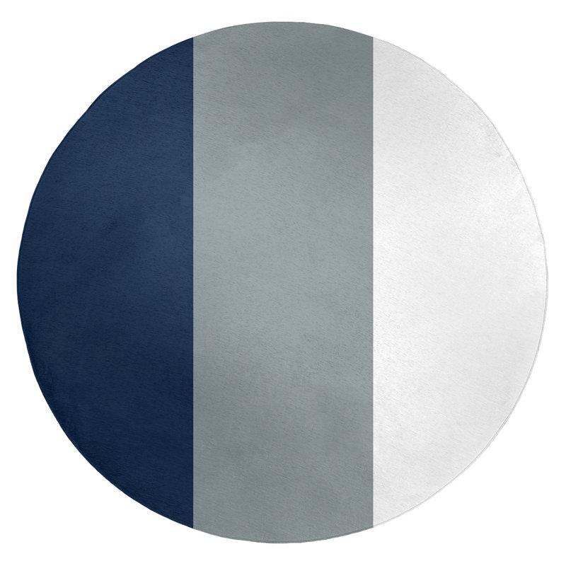 Chenille Indoor Rug, Round 5'