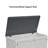 Horizontal Storage Shed, 28 Cu.Ft Outdoor Deck Box with Lockable Design, Weather-Resistant HDEP Plastic Storage Cabinet for Patio, Garden & Backyard