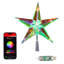 Décoration pour sommet de sapin Prismatic Star 11,4 "10 DEL Vivvi