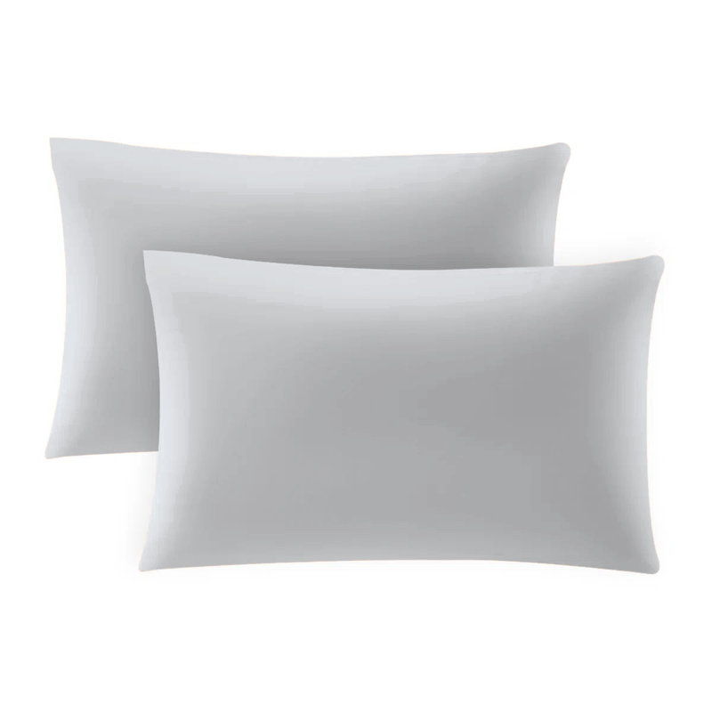 Supersoft Microfiber Pillowcases - Durable, Wrinkle Resistant & Easy Care , Silver