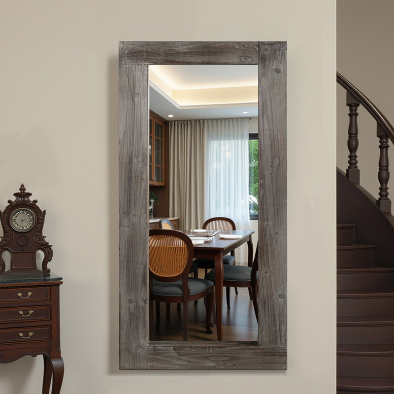 Miroir pleine grandeur Ludovic, 58 po x 24 po, Gris anthracite