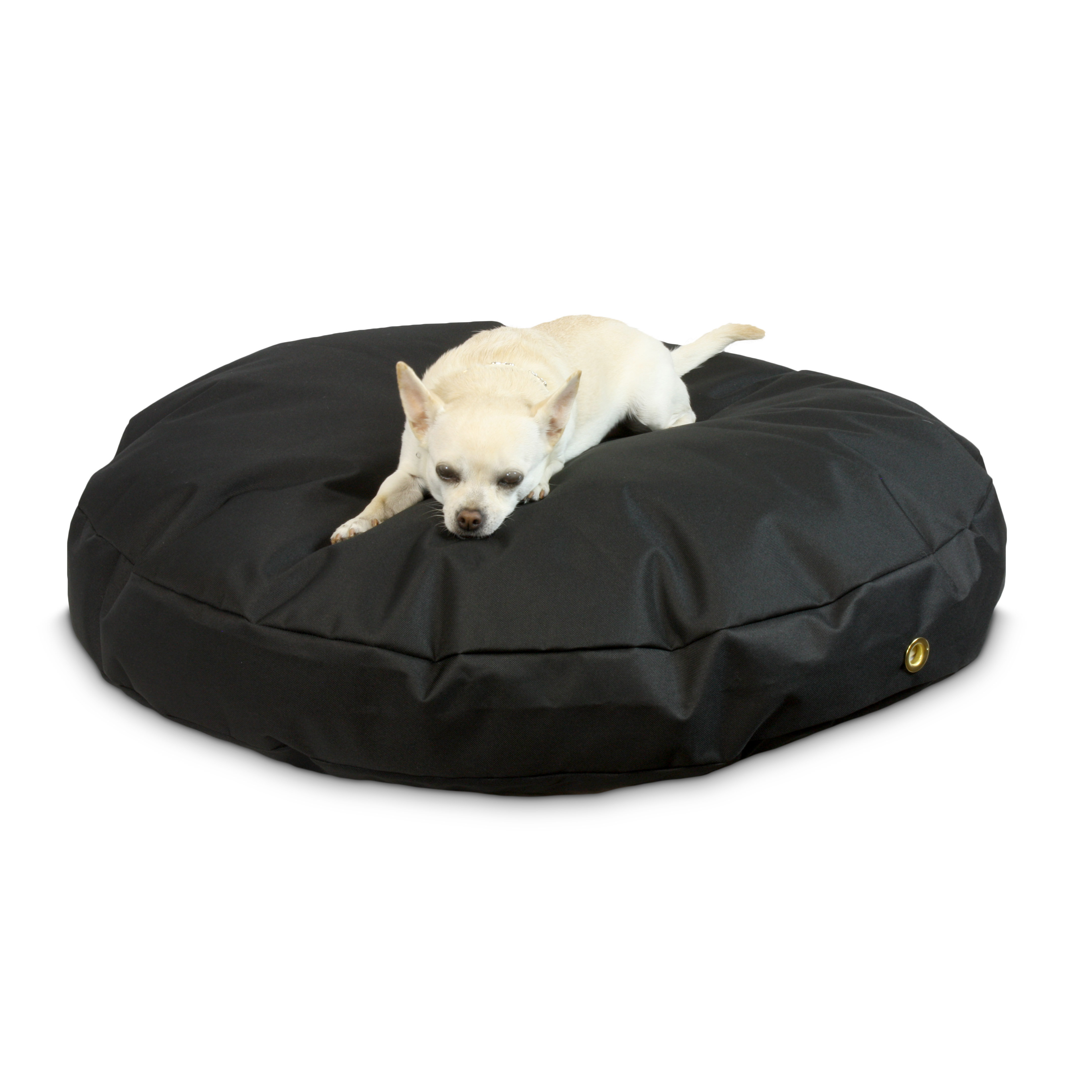 Snoozer 76010 Small 36 Inch Waterproof Round Pet Bed Black