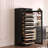 Intelligent Temperature-Controlled Multi-Tiered Wood Wine Cabinet