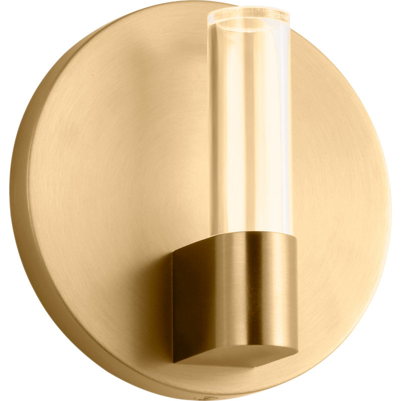 Silas 5 Sconce, Burnished Brass