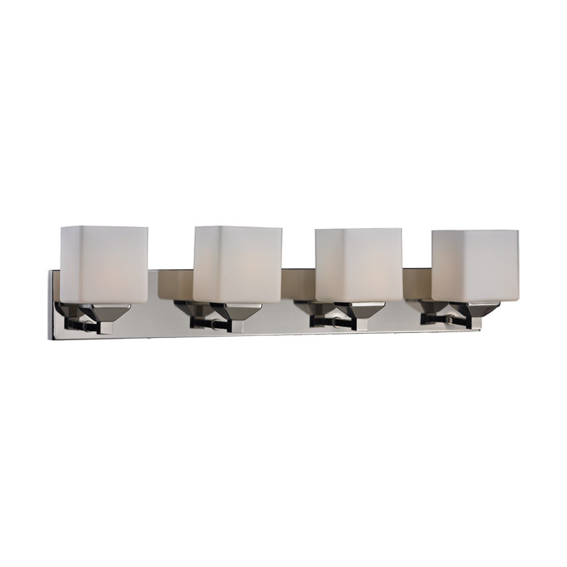 Ginjiro 4 - Light Dimmable Vanity Light, Brushed Nickel