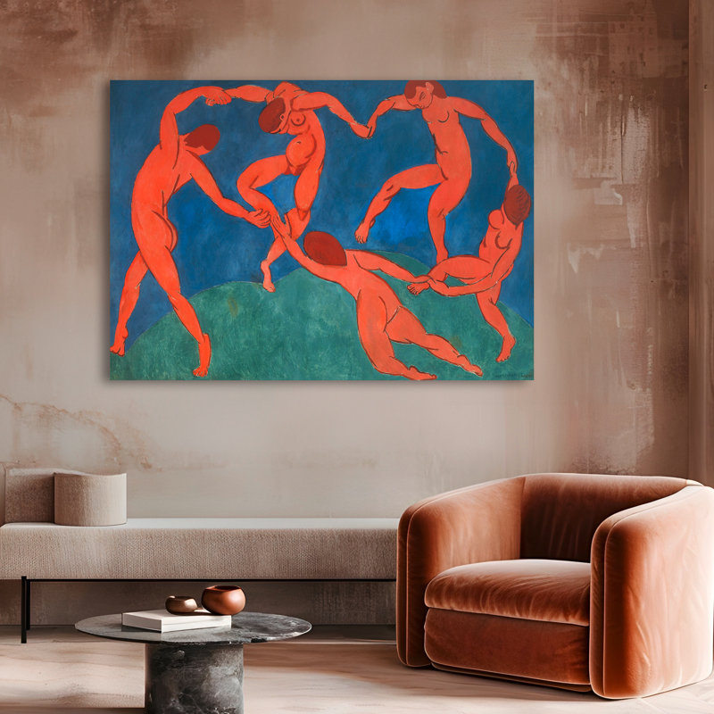 3HM7472 The Dance by Henri Matisse - Wrapped Canvas Print, 100 cm H x 70 cm W