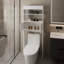 Au-dessus de l'armoire de toilette Jozz, blanc