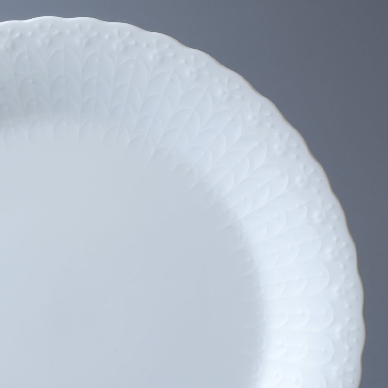 NARUMI Silky White 5 Piece Place Setting, Service for 1