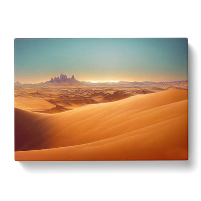 The Gorgeous Desert - Wrapped Canvas