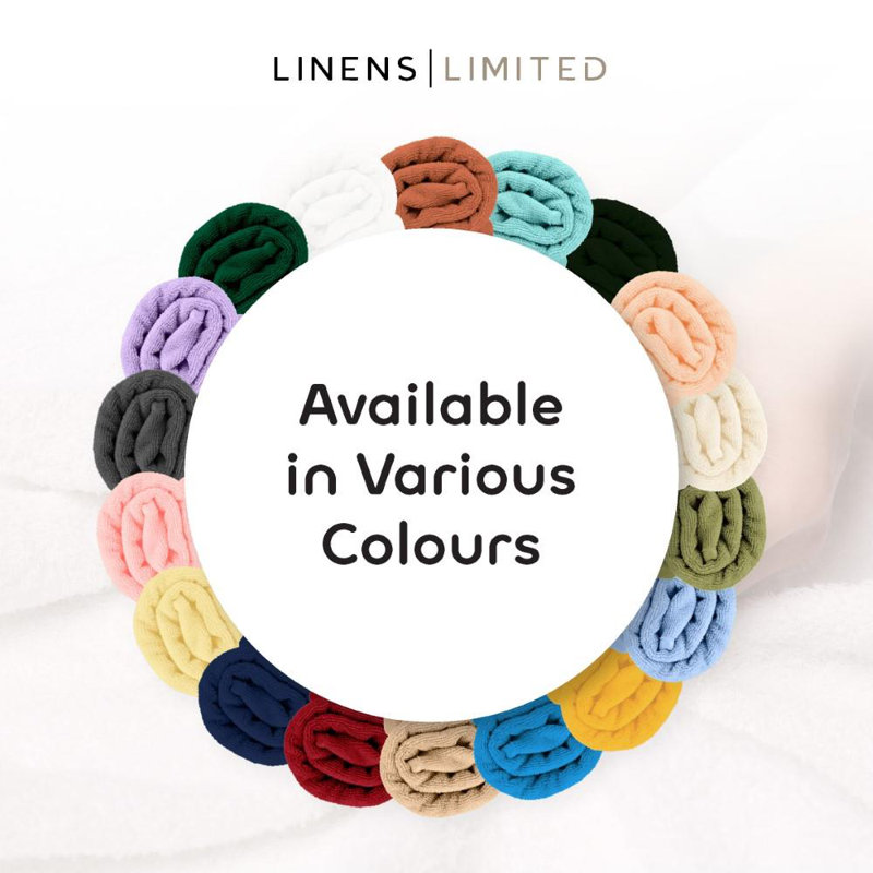 Linens Limited Turkish Cotton Face Cloth for Washing Face, Great as Face Towel, Guest Towel, and More, Soft and Luxurious, Reusable, Super Absorbent, Machine Washable