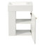 Meuble-lavabo flottant moderne 18,5 po