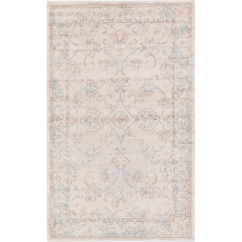 Padang Sidempuan Oriental Indoor Rug, Rectangle 3'3" x 5'3"